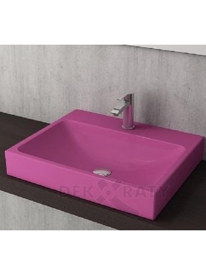 Bocchi Scala Tezgahüstü Lavabo 60X48 Parlak Mor 1077-023-0126