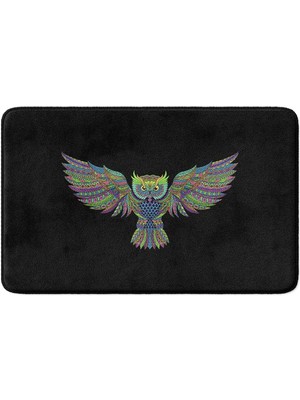 Monnhein Sevimli Tasarımlı Mikrofiber Banyo Paspası, Kaymaz Taban, Makinede Yıkanabilir (40X60)