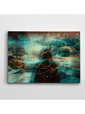 Dekolata Insan Silüeti Dekoratif Kanvas Tablo