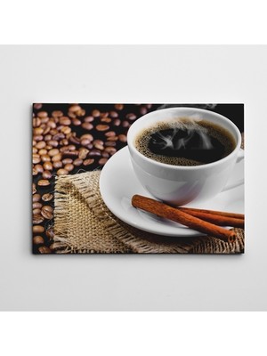 Dekolata Kahve Taneleri 2 Kanvas Tablo