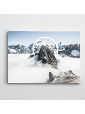 Dekolata Karlıdağ Daire Kanvas Tablo