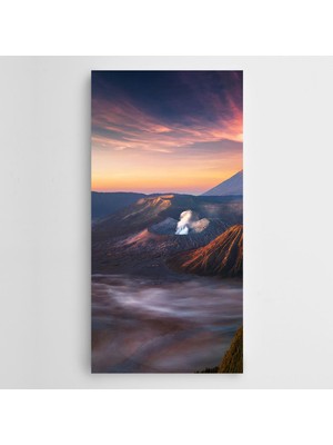 Dekolata Volkanik Dağ Kanvas Tablo