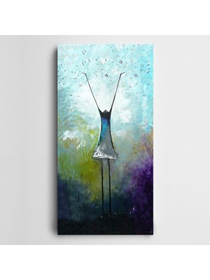 Dekolata Figür Dekoratif Panoramik Kanvas Tablo