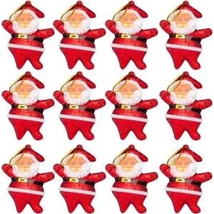 Çıtı Pıtı Store Yılbaşı Süsü 6 Lı Mini Noel Baba Ağaç Süs