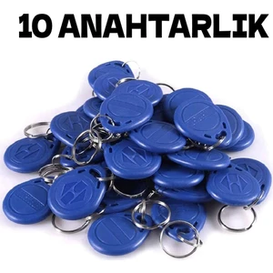 Electrimax Manyetik Anahtarlık -10 Adet Rfid Keyfob Göstergeç Anahtarlık 125 Khz Proximity