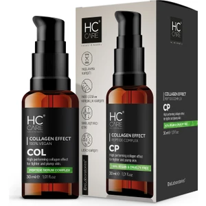 HC Care Collagen Effect Bitkisel  Serum, Sıkılaştırıcı,  - 30 ml