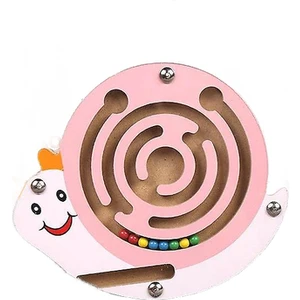 (SALYANGOZ-TF223C) Montessori Çocuk Manyetik Labirent Oyuncaklar Çocuklar Ahşap Yapboz Oyunu Oyuncak Eğitim Beyin Teaser Ahşap Oyuncak Jigsaw Entelektüel Kurulu (Yurt Dışından)