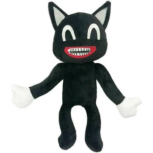 30 Cm Karikatür Siren Kafa Kedi Peluş Oyuncak - Siyah (Yurt Dışından)
