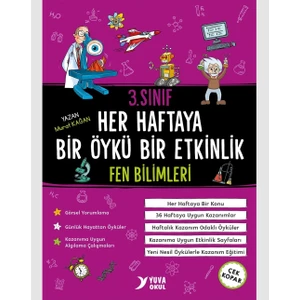 Yuva Yayınları 3. Sınıf Fen Bilimleri Her Haftaya Bir Öykü Bir Etkinlik