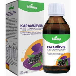 Hünnap Karamürver, Propolis, C Vitamini Ve D3 Vitamini İçeren Sıvı Takviye Edici Gıda 150 ml