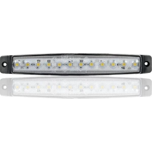 24V Üniversal Parmak 12 LED Basamak - Yan Beyaz SBC24W12