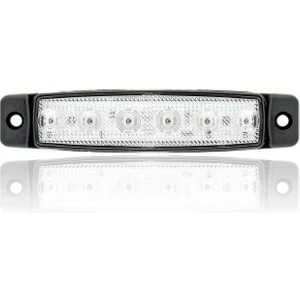 12V Üniversal Parmak 6 LED Basamak Beyaz SBB12W6