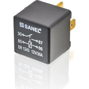Mini Röle 24 Volt 30 Amper 4 Uçlu Braketli SR2443B
