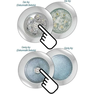 Power 12-24V3W Spot LED Dekoratif Lamba Dokunmatik SSPZ600WB
