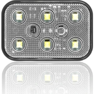 24V  Kare 6 LED Dış Makan Uyumlu Beyaz SBD24W6