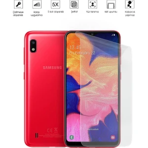 Kip GSM Samsung Galaxy A10 Ekran Koruyucu Tam Kaplayan Esnek Kırılmaz Nano Temperli