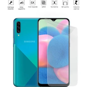 Kip GSM Samsung Galaxy A30S Ekran Koruyucu Tam Kaplayan Esnek Kırılmaz Nano Temperli