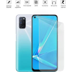 Kip GSM Oppo A52 Ekran Koruyucu Tam Kaplayan Esnek Kırılmaz Nano Temperli