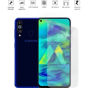 Kip GSM Samsung Galaxy M40 Ekran Koruyucu Tam Kaplayan Esnek Kırılmaz Nano Temperli