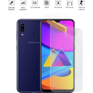 Kip GSM Samsung Galaxy M10S Ekran Koruyucu Tam Kaplayan Esnek Kırılmaz Nano Temperli