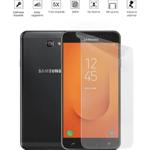 Kip GSM Samsung Galaxy J7 Prime Ekran Koruyucu Tam Kaplayan Esnek Kırılmaz Nano Temperli