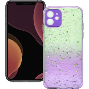Smart Tech Apple iPhone 12 Simli Şeffaf Sert Slikon Kılıf