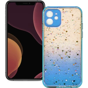 Smart Tech Apple iPhone 12 Simli Şeffaf Sert Slikon Kılıf