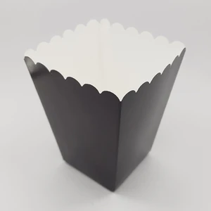 Kelebek Oyuncak Siyah Renk Mısır (Popcorn) Kutusu (8 Adet)