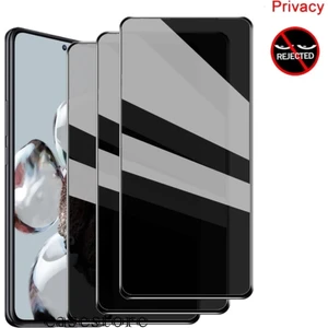 M.TK Moveteck Xiaomi Mi 12T Pro Hayalet Ekran Koruyucu Cam Tam Kaplar Koruyucu Kırılmax Privacy Zırh