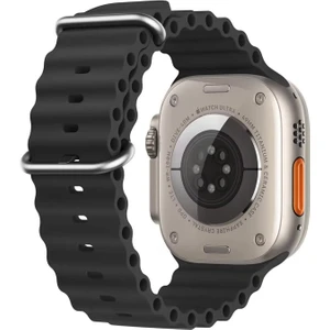 Apple Watch Ultra Kordon Ocean Band Siyah