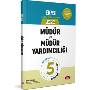 Data Yayınları 2023 MEB EKYS Müdür ve Müdür Yardımcılığı 5 Deneme Sınavı