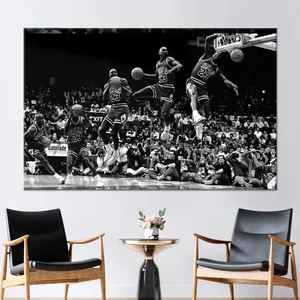 Kayra Export 1 Parça Kanvas Tablo Spor 3 Boyutlu Kanvas Modaya Uygun Kanvas Sanatı Basketbol Sanat Eseri