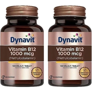 Vitamin B12 1000 Mcg 100 Tablet 2 Adet