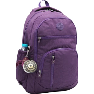 Krinkıl Suya Dayanıklı Kumaş Mor Sırt Çantası 1700