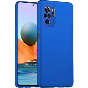 Matte Silicone Xiaomi Poco M5S Kılıf Mavi