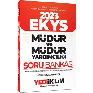Yediiklim Yayınları MEB 2023 Ekys Müdür ve Müdür Yardımcılığı Soru Bankası
