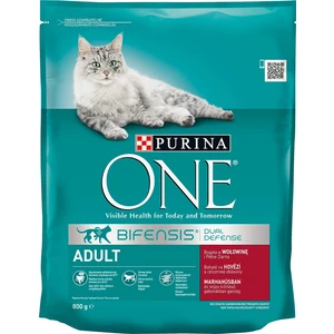 One Yetişkin Sığır Etli Kedi Maması 800 gr
