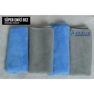 Akalın Süper Emici Mikrofiber Mutfak Bezi 40 x 40 cm 4'lü Set