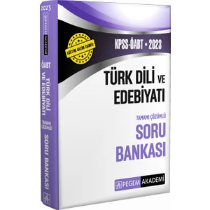Pegem Akademi Yayıncılık 2023 KPSS ÖABT Türk Dili ve Edebiyat Soru Bankası