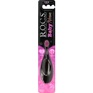 R.o.c.s. Baby Neon 0-3 Yaş Için Ekstra Yumuşak Diş Fırçası - Pembe