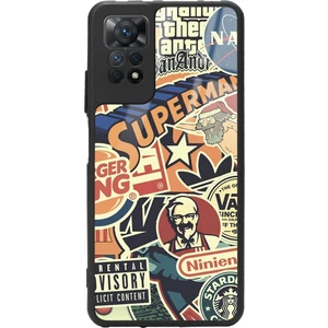 Xiaomi Redmi Note 11 Pro Retro Marka Tasarımlı Glossy Telefon Kılıfı