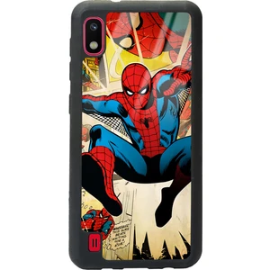 Samsung Galaxy A-10 Spider-Man Örümcek Adam Tasarımlı Glossy Telefon Kılıfı
