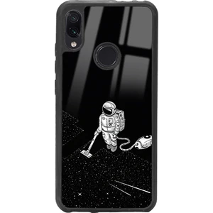 Xiaomi Redmi Note 7 Astronot Tatiana Tasarımlı Glossy Telefon Kılıfı