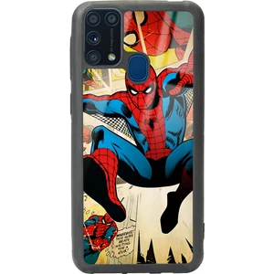 Samsung Galaxy M-31 Spider-Man Örümcek Adam Tasarımlı Glossy Telefon Kılıfı