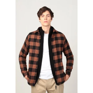 Slim Fit Kışlık Oduncu Kareli Erkek Gömlek