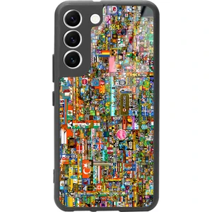 Samsung Galaxy S22 R/place Hatıra Tasarımlı Glossy Telefon Kılıfı