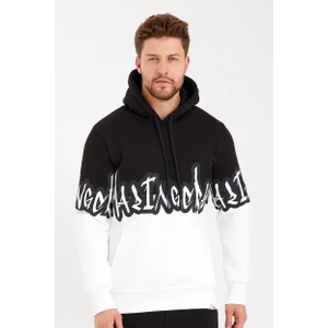 Amazing Crash Unisex Kapüşonlu Kanguru Cepli Baskılı Iki Renk Sweatshirt
