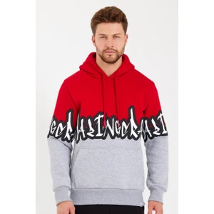 Amazing Crash Unisex Kapüşonlu Kanguru Cepli Baskılı Iki Renk Sweatshirt