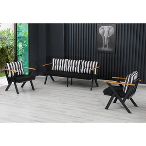 3+1+1 Zeta Bahçe Takımı, Balkon, Bahçe, Cafe Mobilyası, Süngerli Metal Çay Seti