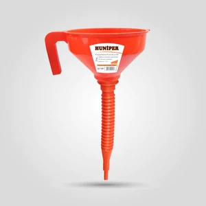 Ozaslan Huni Çelik Süzgeçli Dayanıklı Huniper Spiralli Büyük Huni 2.2 Litre Sökülebilir
